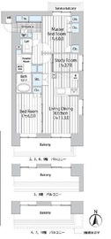 GOTEN武蔵小杉 601 間取り図