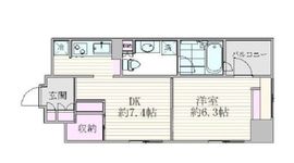 クオス銀座エスト・プルミエ 4階 間取り図