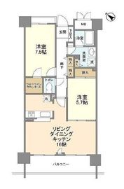 ブリリアントヨス 1002 間取り図