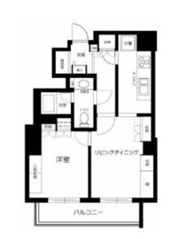 ハイネス麻布鳥居坂 7階 間取り図