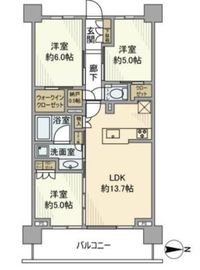 シティテラス杉並方南町 2階 間取り図