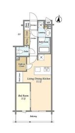 コンフォリア北沢 304 間取り図