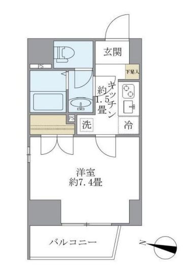 GRANSITE千代田富士見 (グランジット千代田富士見) 502 間取り図