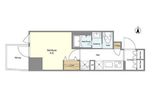 TSレジデンス北上野 602 間取り図
