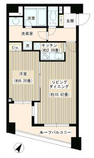 パトリス26 801 間取り図