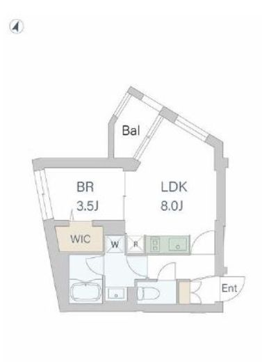 グランデュオ駒沢10 (GranDuo Komazawa 10) 101 間取り図
