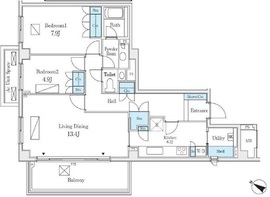 深沢パークマンション 5階 間取り図