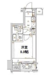 ログ門前仲町 7階 間取り図