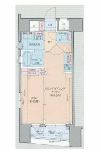 ロアール茅場町 12階 間取り図
