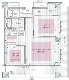 ザ・レジデンス白金スイート 5階 間取り図