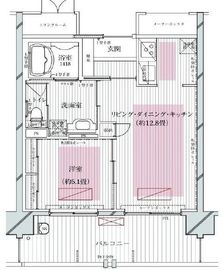 ザ・レジデンス白金スイート 8階 間取り図