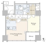 プラウド新虎通り 8階 間取り図