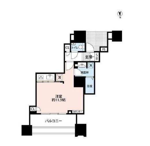 ドゥ・トゥール 50階 間取り図