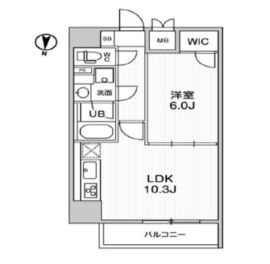 レオーネ南千住Ⅱ 406 間取り図