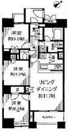 レジディア日本橋馬喰町 1001 間取り図