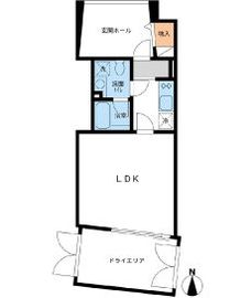 サークル南麻布 T02 間取り図