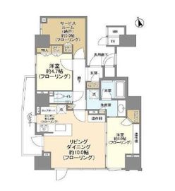 ダイレクトタワー池袋要町 2階 間取り図