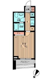 コンフォリア東日本橋 602 間取り図