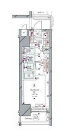 コンシェリア新宿ヒルサイドスクエア 4階 間取り図