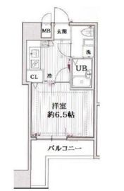 グランド・ガーラ西麻布 10階 間取り図
