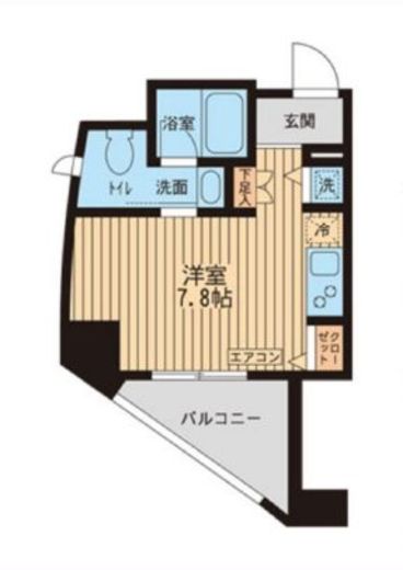 KDXレジデンス入谷 701 間取り図