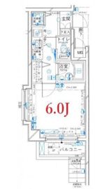 パレステュディオ代々木Ⅱ神宮の杜 2階 間取り図