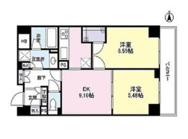 アイム白金高輪 1001 間取り図