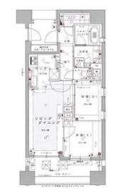 ライオンズ築地リバーノート 2階 間取り図