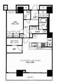 ベイクレストタワー 29階 間取り図