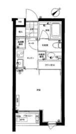 BIT代々木公園RAVENNA (ビット代々木公園ラヴェンナ) 3階 間取り図