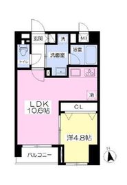 ミア高輪 4C 間取り図