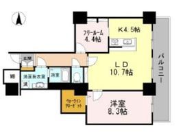 品川シーサイドビュータワー1 202 間取り図