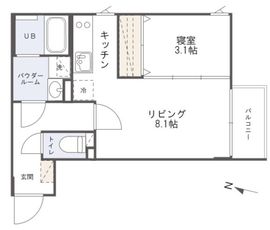 PASEO代々木 (パセオ代々木) 205 間取り図