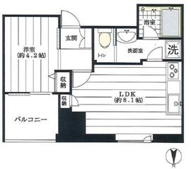 パークハウス阿佐ヶ谷レジデンス 5階 間取り図