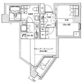 パークホームズ六本木乃木坂アーバンレジデンス 2階 間取り図