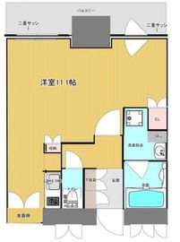 プラウドタワー小岩ファースト 7階 間取り図