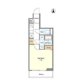 CREALpremier芝浦海岸 (クリアルプレミア芝浦海岸) 2階 間取り図