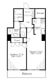 ラグナタワー 9階 間取り図