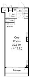 ウィスタリア元麻布 3階 間取り図