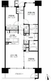 クレヴィア南千住 13階 間取り図