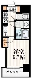 アトラス西日暮里道灌山 4階 間取り図