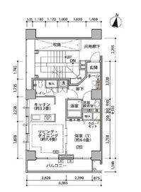 東雲キャナルコートCODAN 18-925 間取り図