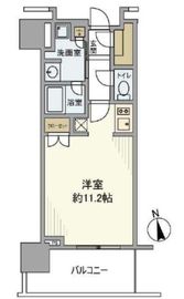 プラウドタワー小岩ファースト 8階 間取り図