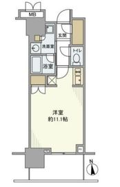 プラウドタワー小岩ファースト 8階 間取り図