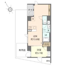 ディ・フォレスタ・コスギ 103 間取り図