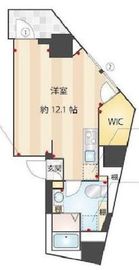 サクラスプリング高輪 402 間取り図