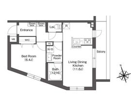 AIFLAT方南町 (アイフラット方南町) 201 間取り図