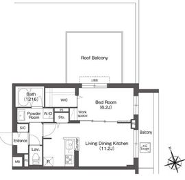 AIFLAT方南町 (アイフラット方南町) 502 間取り図