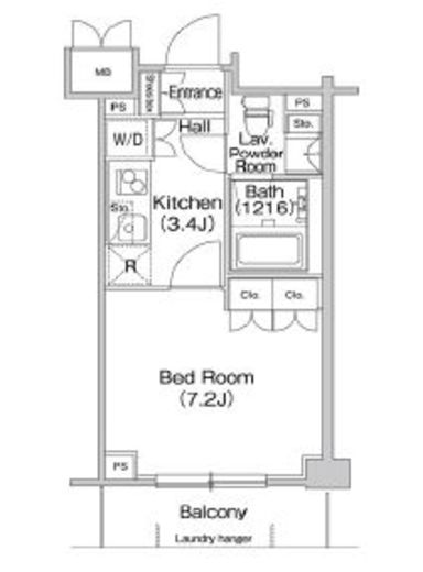 コンフォリア駒場 114 間取り図