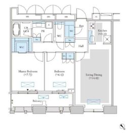 Dマークス西新宿タワー 29階 間取り図